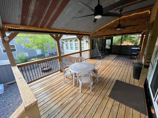 Enormous Covered Deck