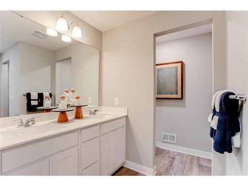 Model home photo-primary bath