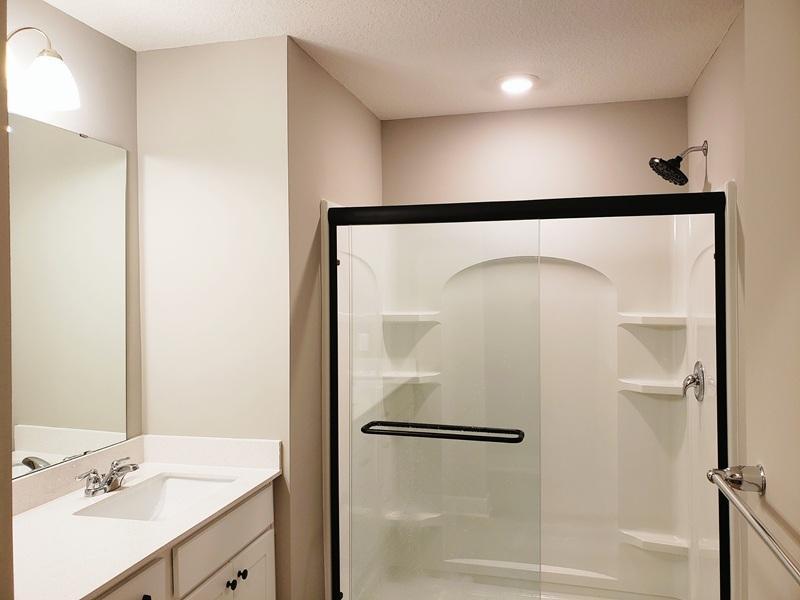 Primary bath with double sinks