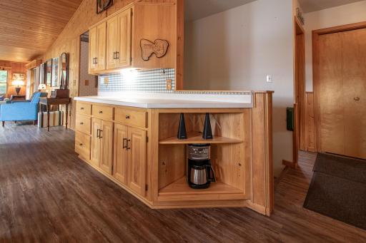 An abundance of cabinets and storage throughout home!