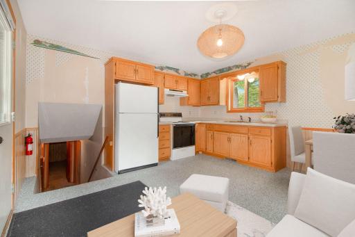Easily divided area for guest house! (Virtually staged)