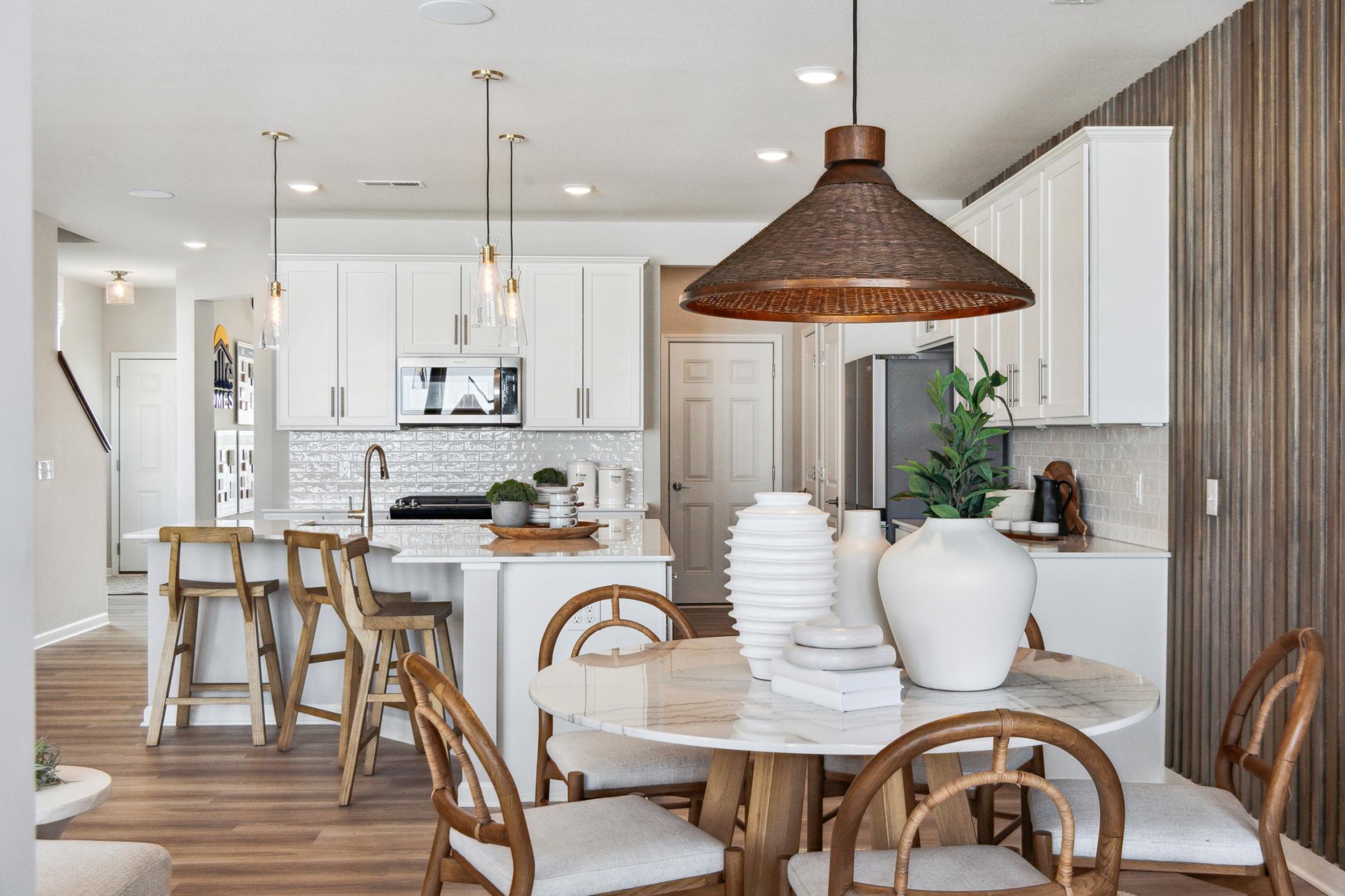 Photo is of a Bowman model home.