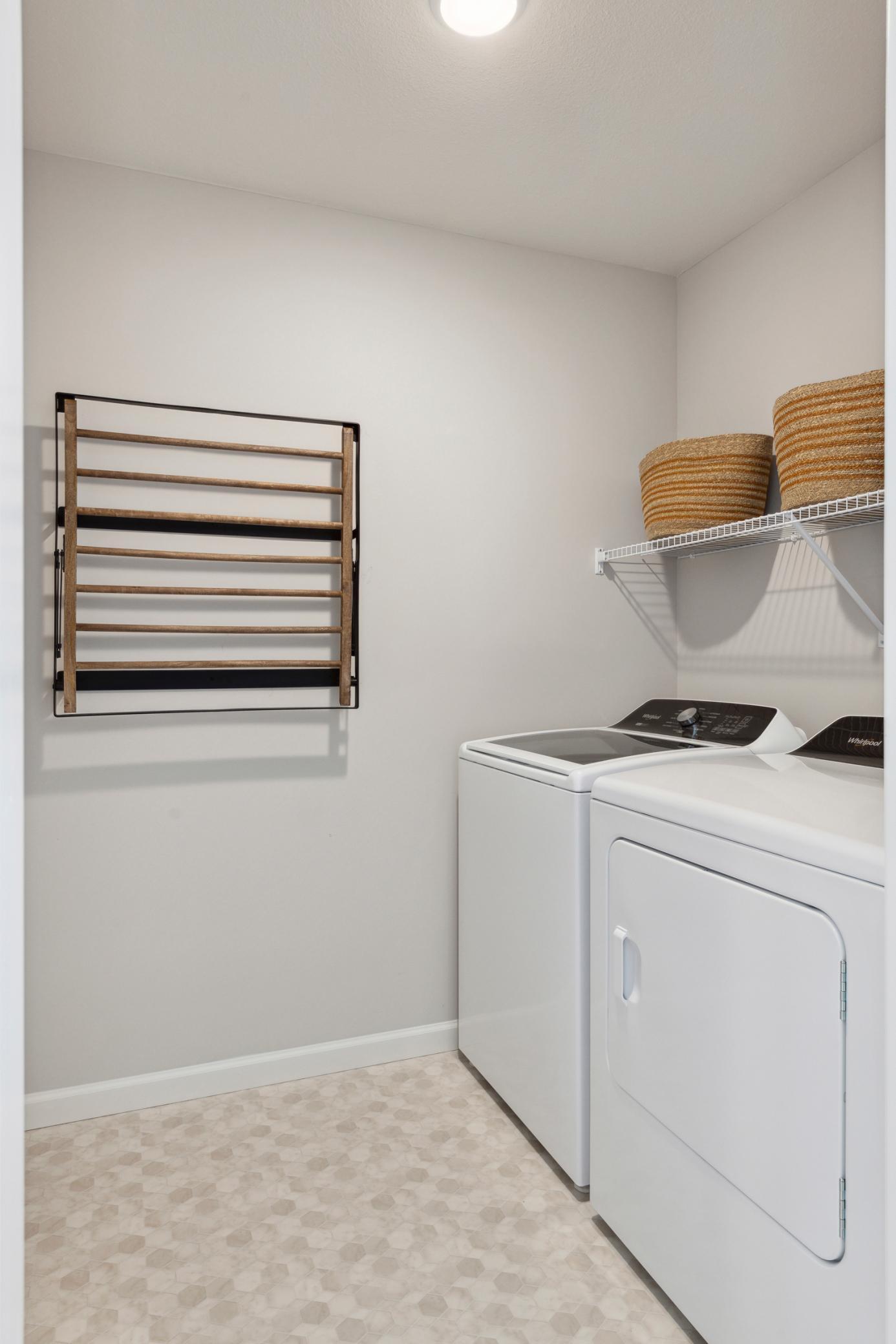 Photo is of a Bowman model home.