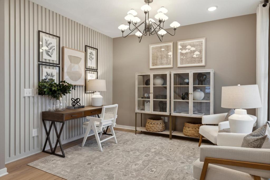 Photo is of a Mercer model home.