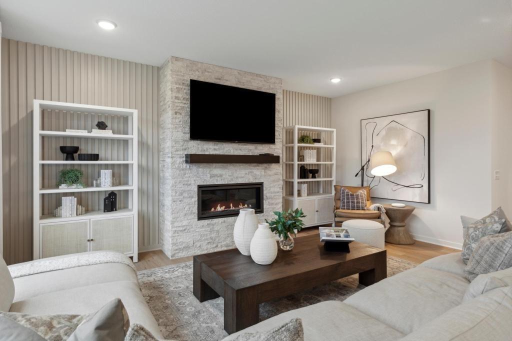 Photo is of a Mercer model home.
