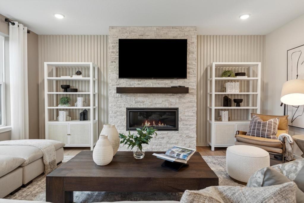 Photo is of a Mercer model home.