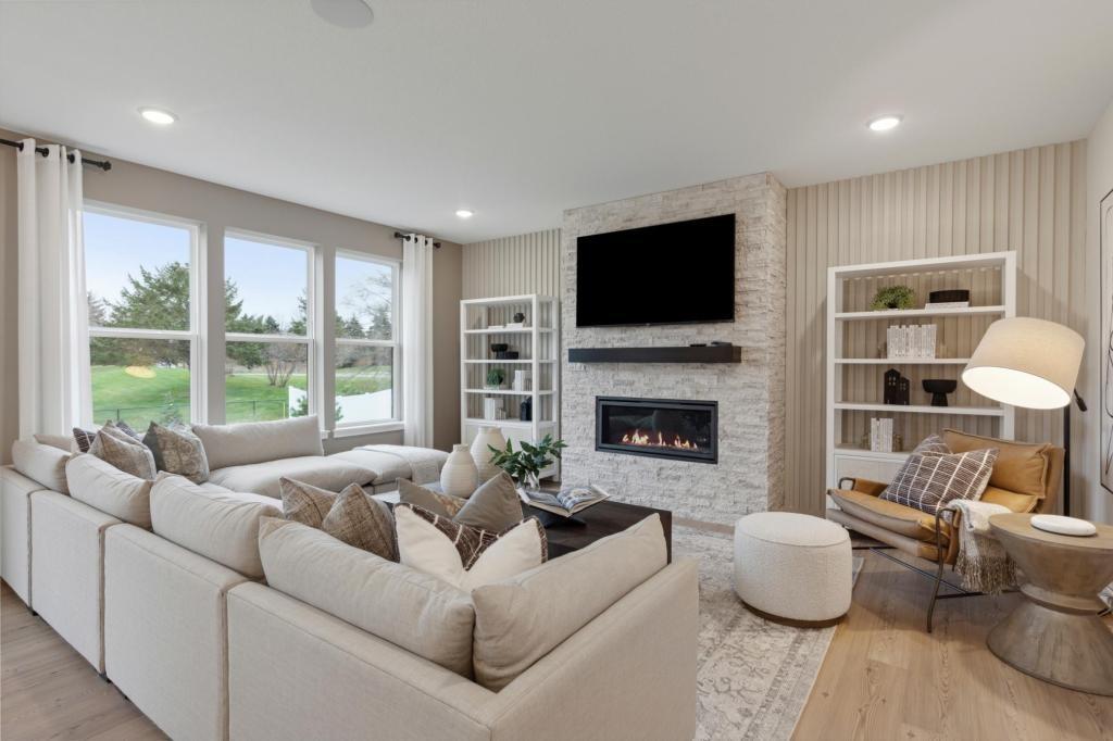 Photo is of a Mercer model home.