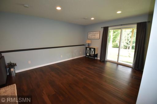 Lower level family room walkout