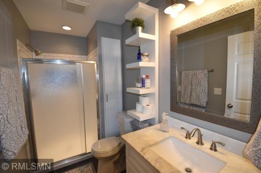 Lower level bath