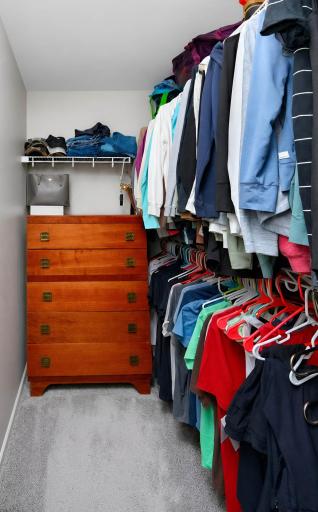 Primary Walk in closet