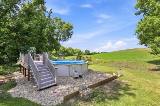 Pool with maintence free decking