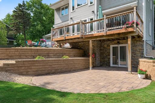 Lower patio