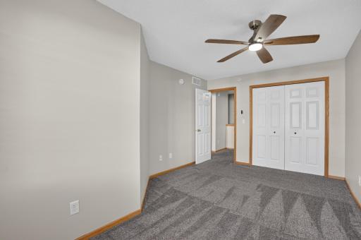 New carpet was added as part of the home’s 2022 and 2025 flooring improvements.