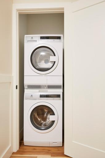 Lower level laundry.