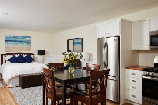 The spacious lower-level accessory unit offers exceptional versatility. Whether used for extended family, guests, entertaining, additional living space, or rental potential, the possibilities are endless.