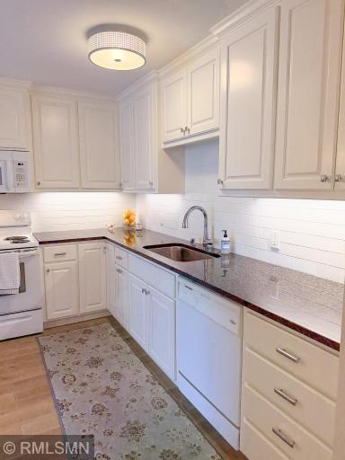Enjoy your kitchen fully equipped with sink, stove, dishwasher, garbage disposal and fridge!