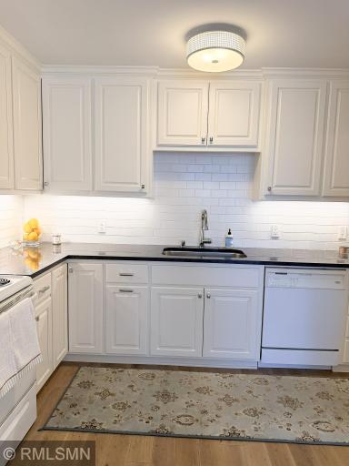 Wonderfully updated kitchen and beautiful lights!