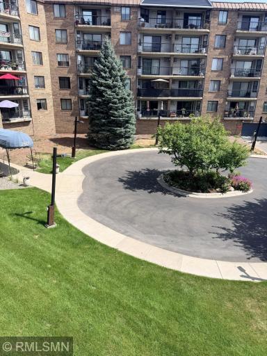 Beautifully groomed landscaping and has a circular pavement for easy drop off and pick up!