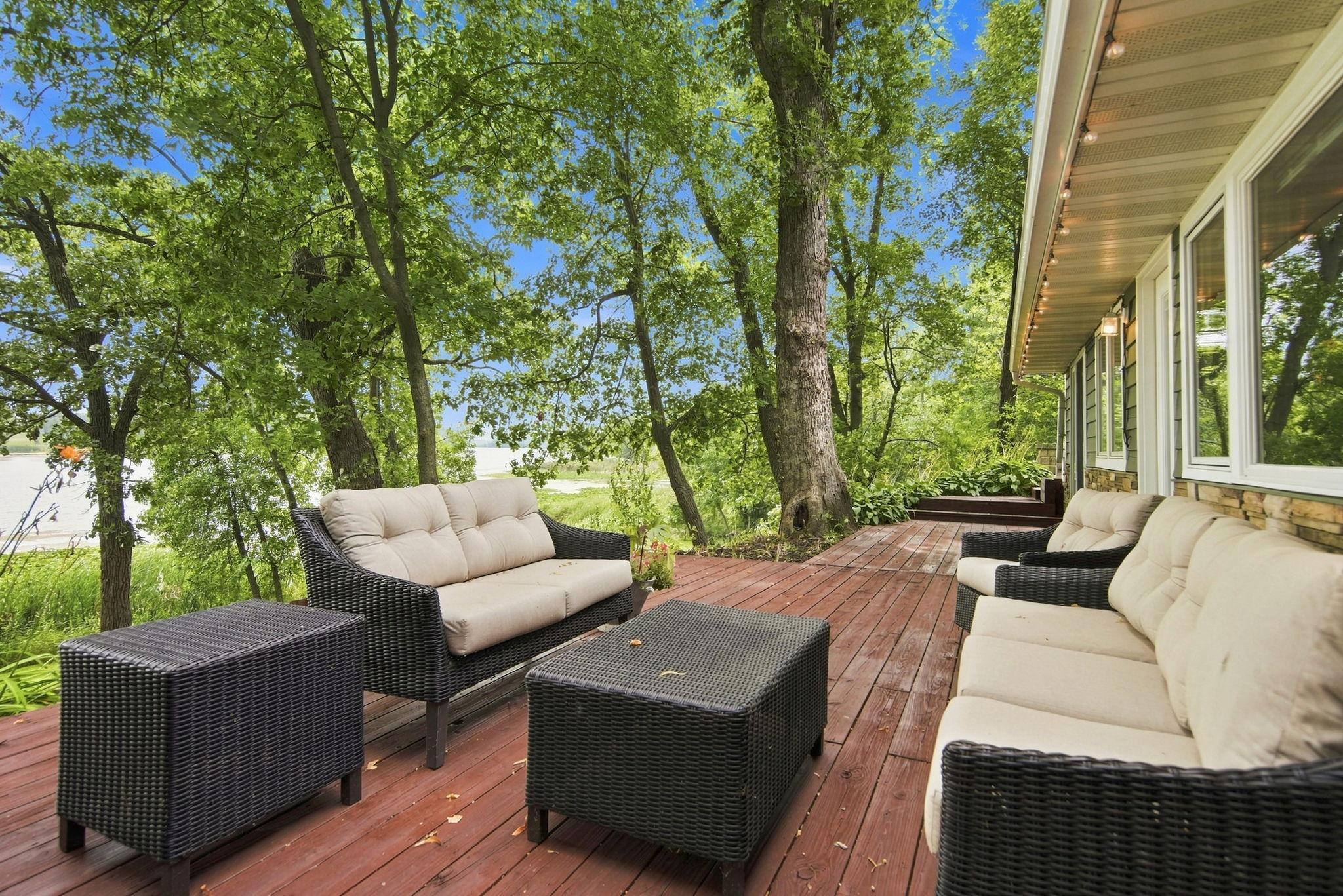 Sit back and relax on your deck overlooking the lake!
