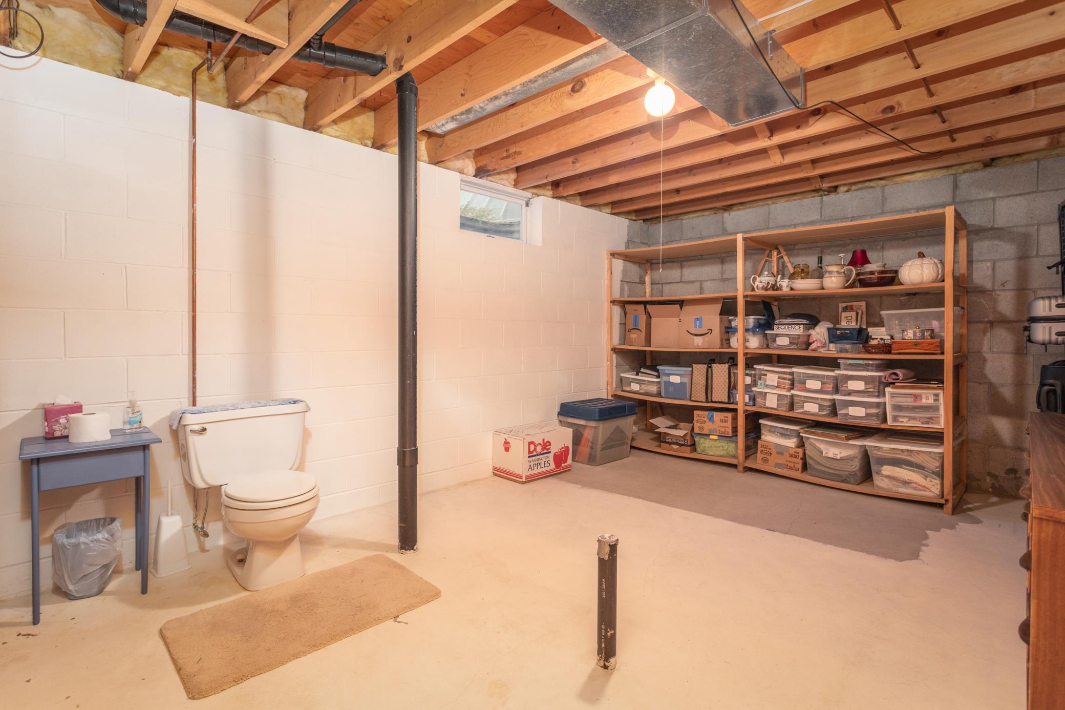 Plumbing for bathroom