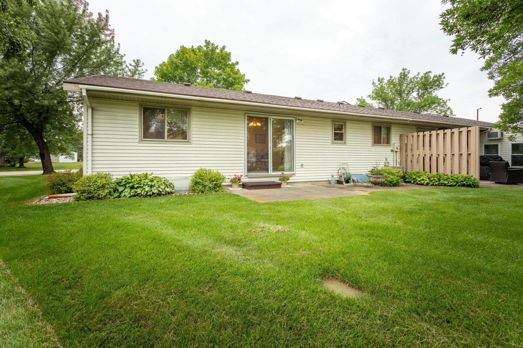 Exterior rear of home