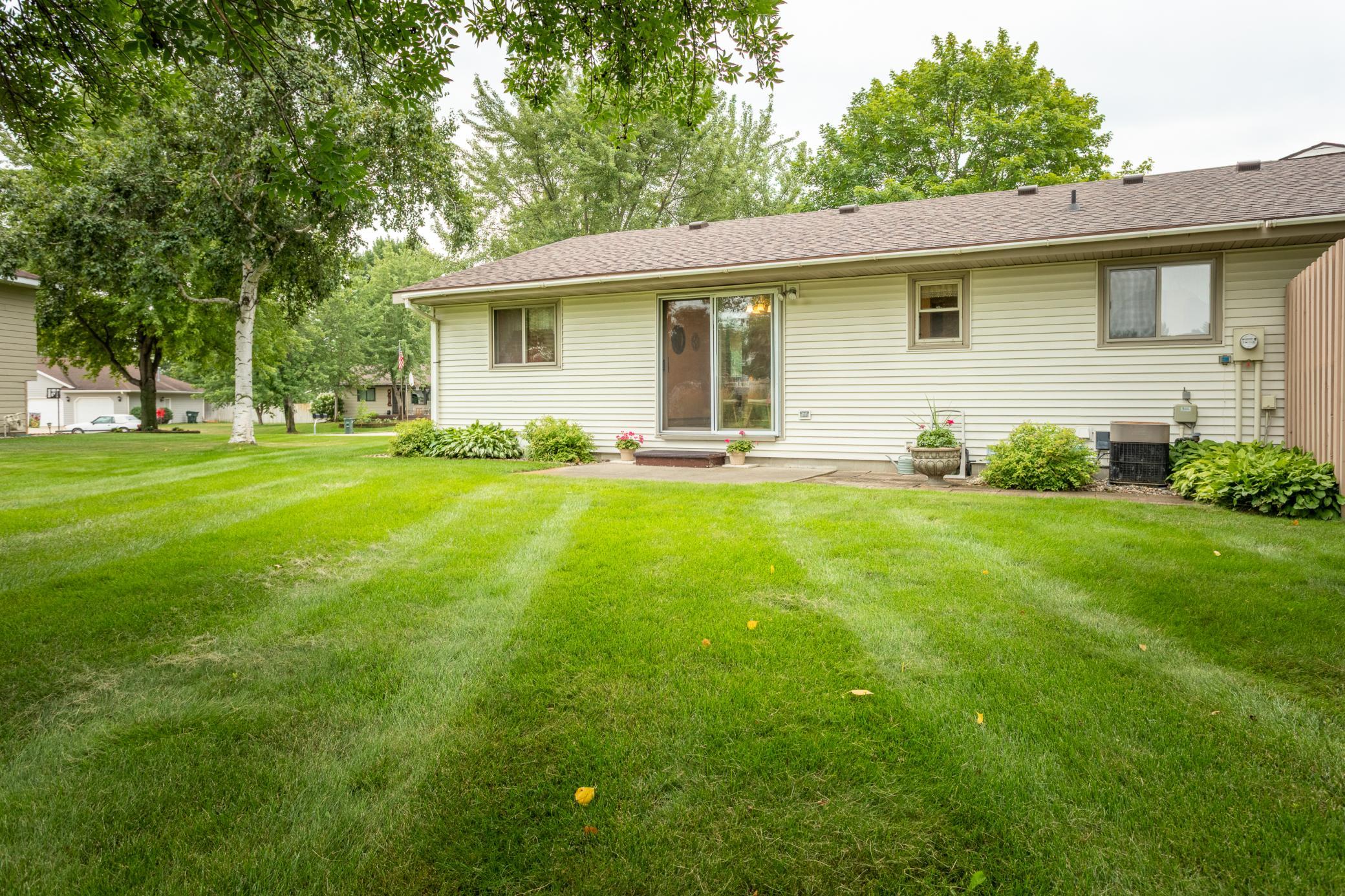 Exterior rear of home