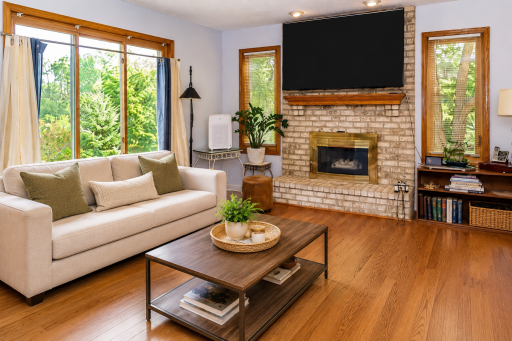 Main Floor Family room (virtually staged)