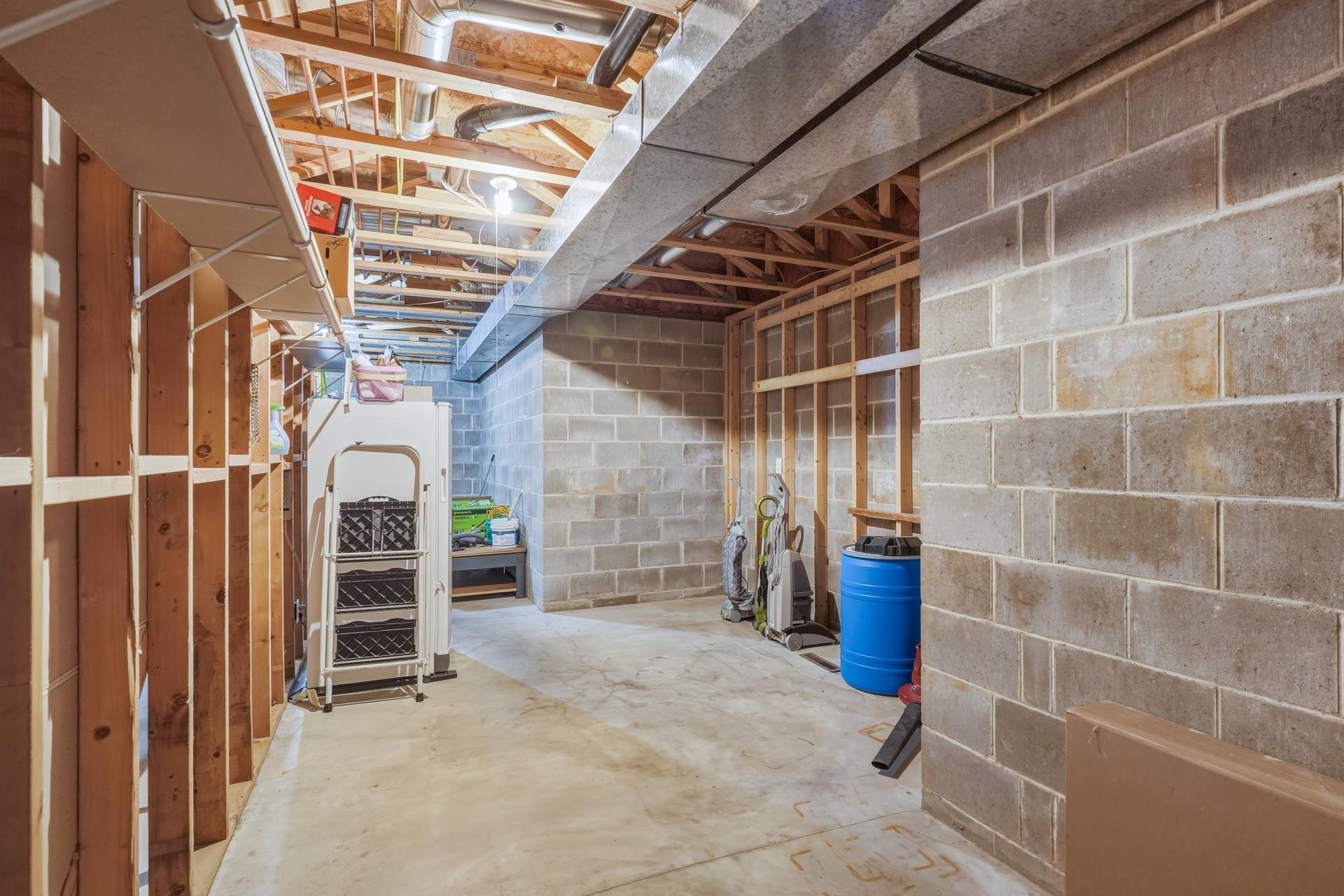 Lower-Level Storage Area. (Seller is Keeping the Freezer)