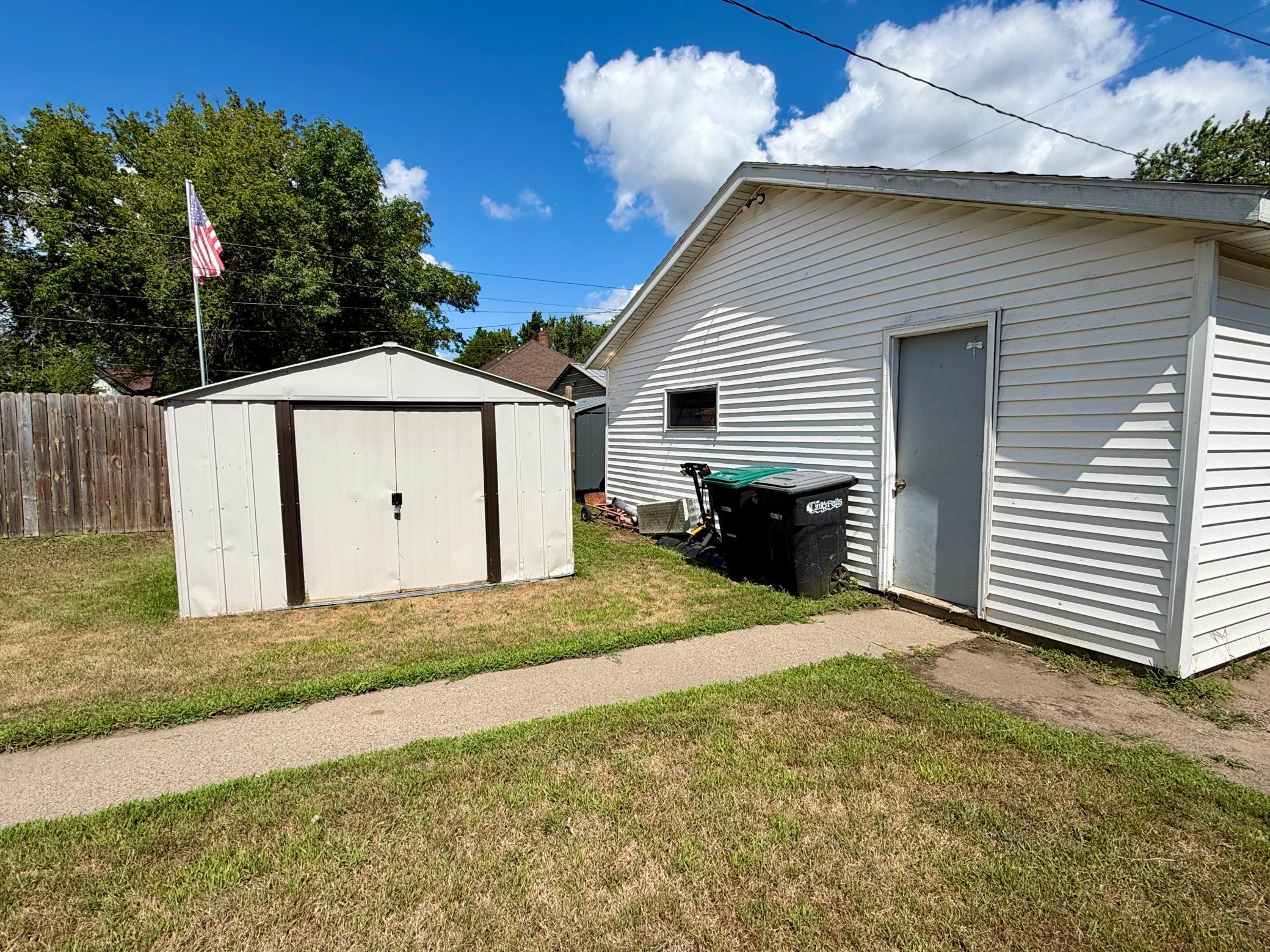Extra storage shed