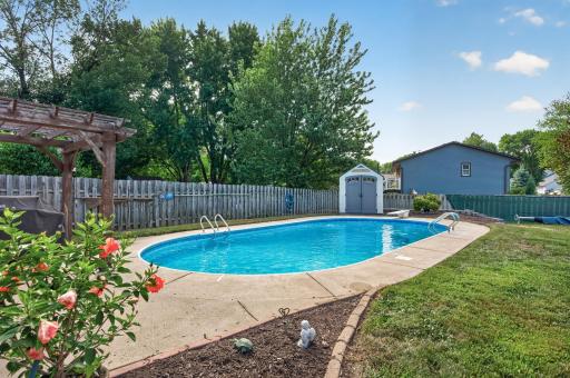 Enjoy this beautiful in ground pool