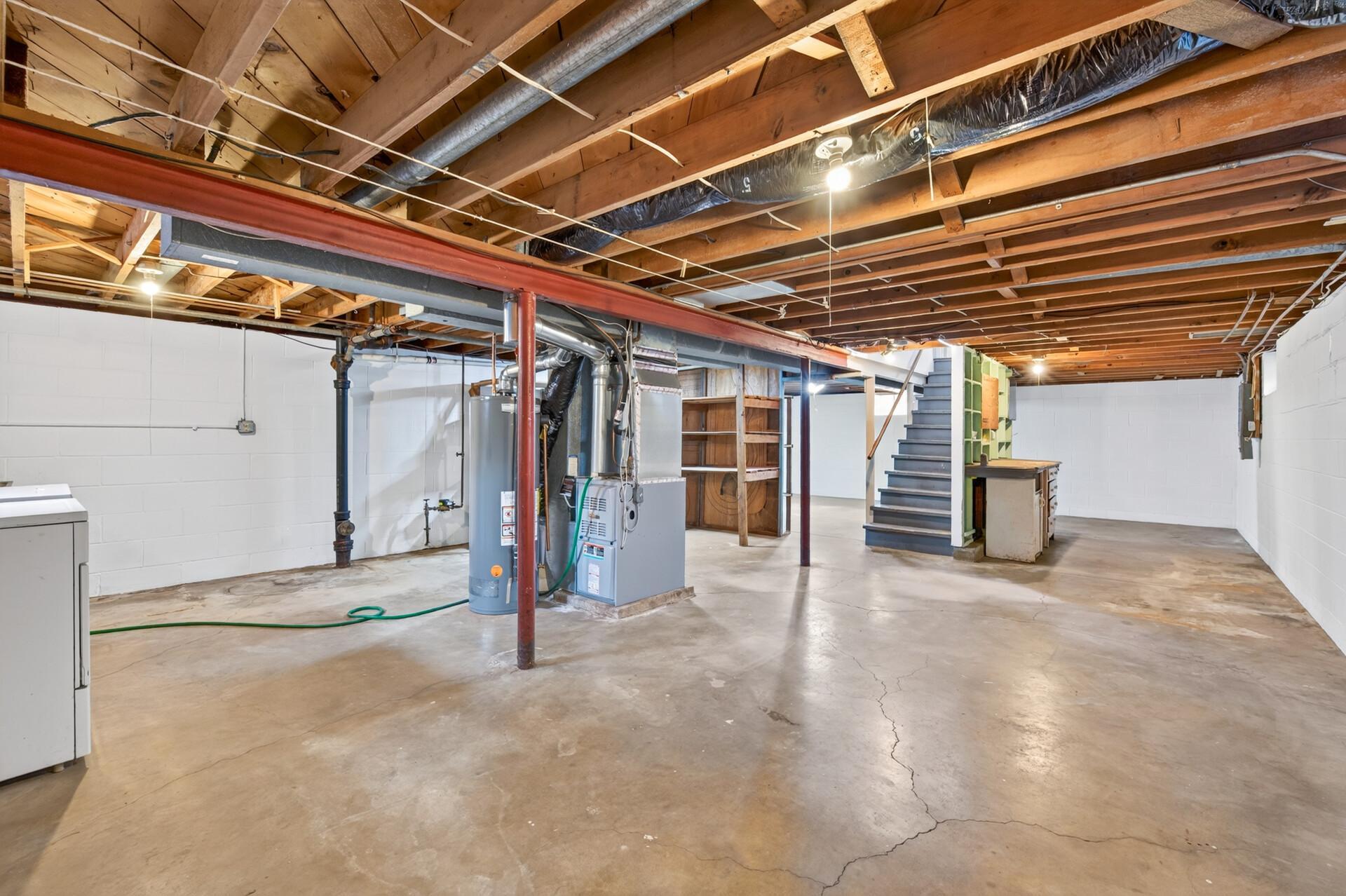 Bring your ideas - this lower level is clean and ready for some finishing. New Furnace 2019.