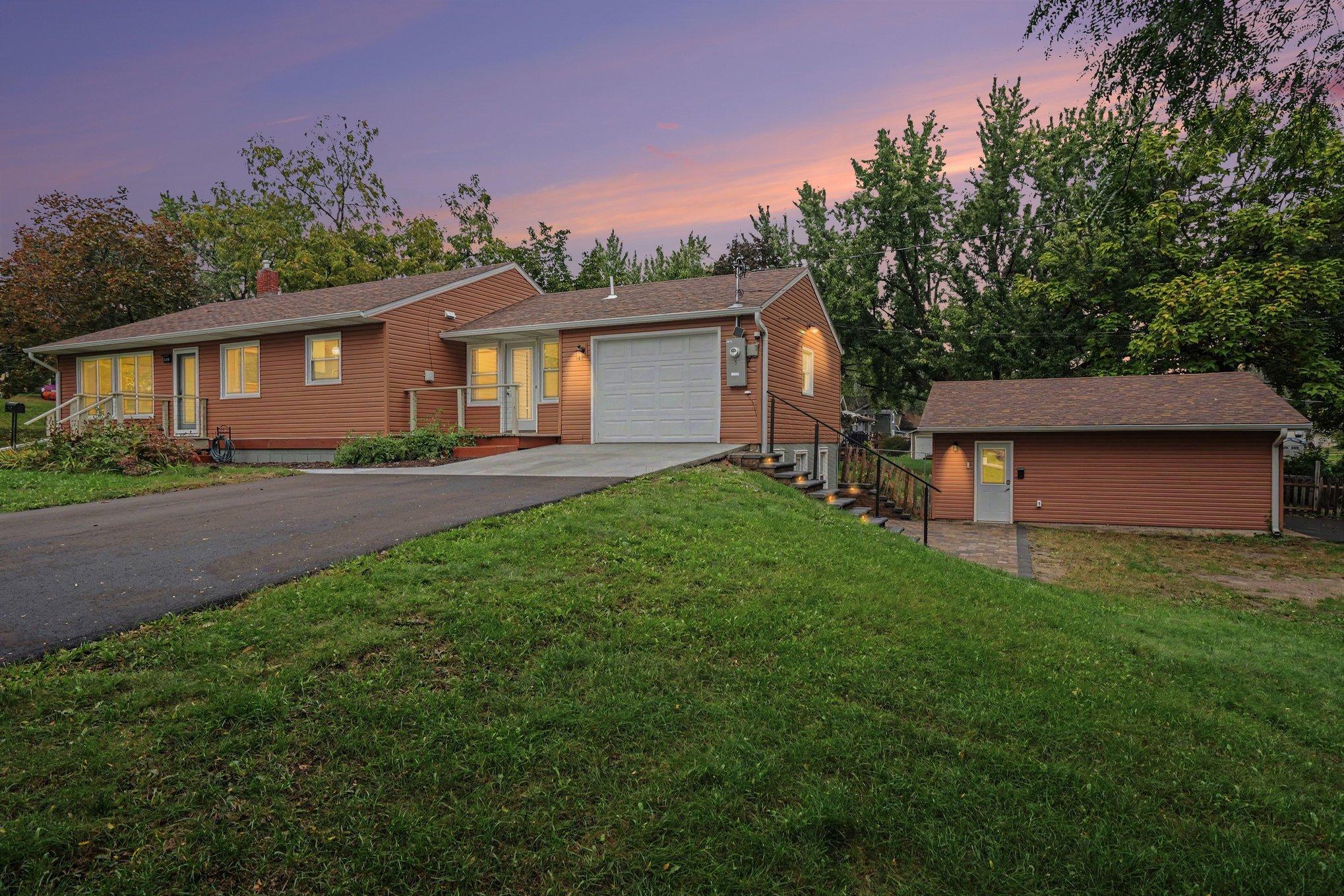 Welcome to 340 3rd Avenue S. Bayport. Single car attached garage and separate 2 car garage.
