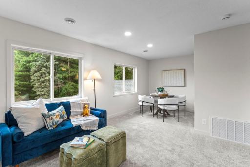 The newly added upper level significantly expands the home's living space and flexibility. A spacious landing creates the perfect setting for a sitting room, media space, reading nook, and more.