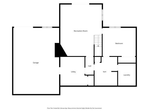 Lower level floorplan.