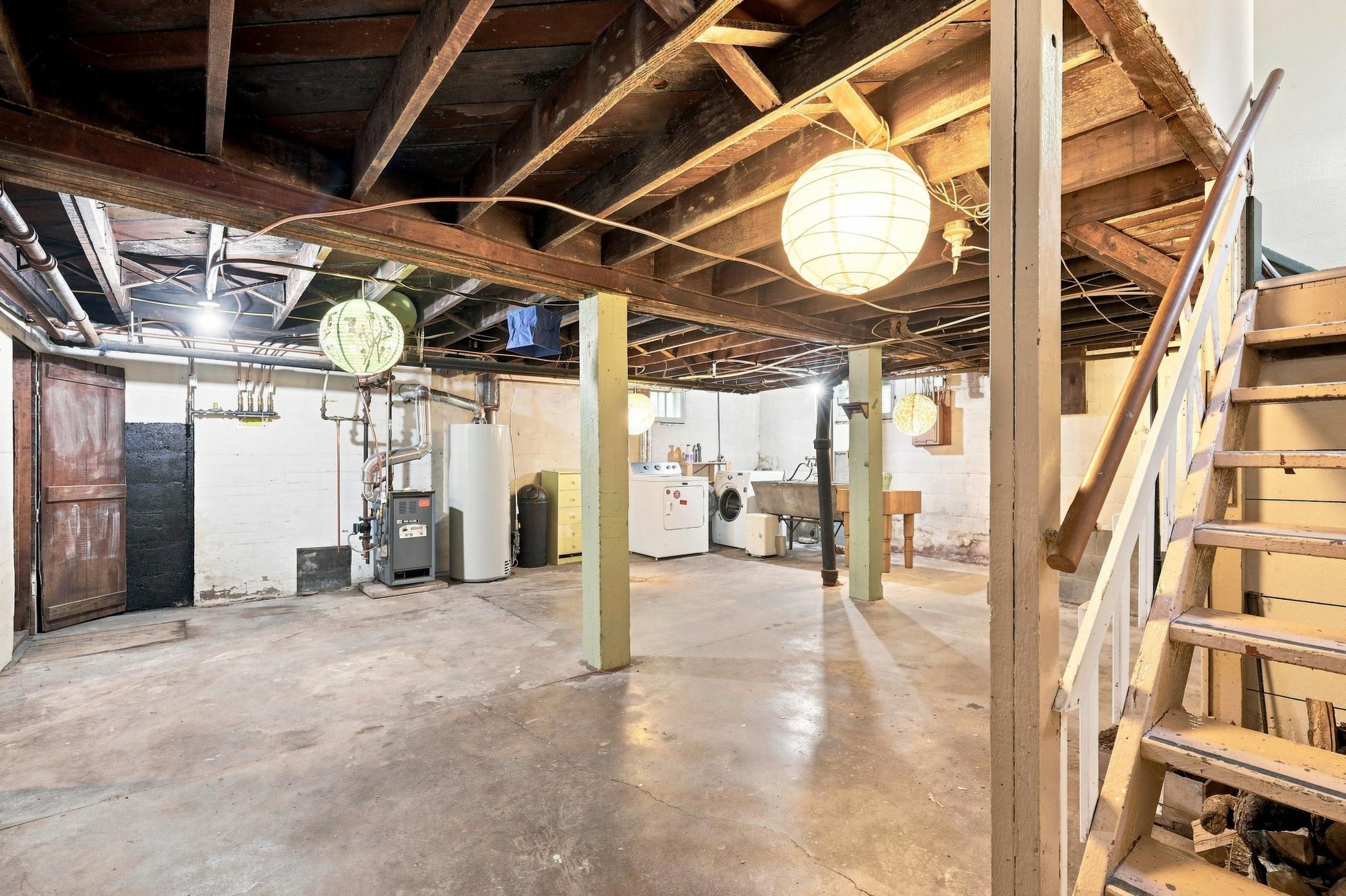 Open basement