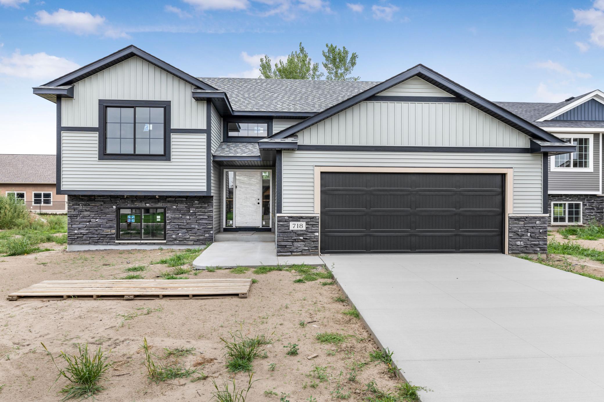 Current picture of the home, sod coming soon