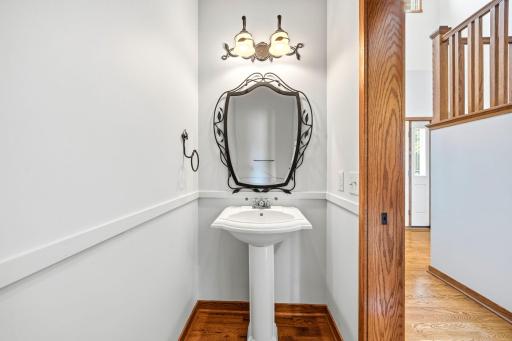 Main floor powder room. You look marvelous!