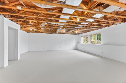 Lower level ready for your finishing touch and equity build. Bed, bath and living space options.
