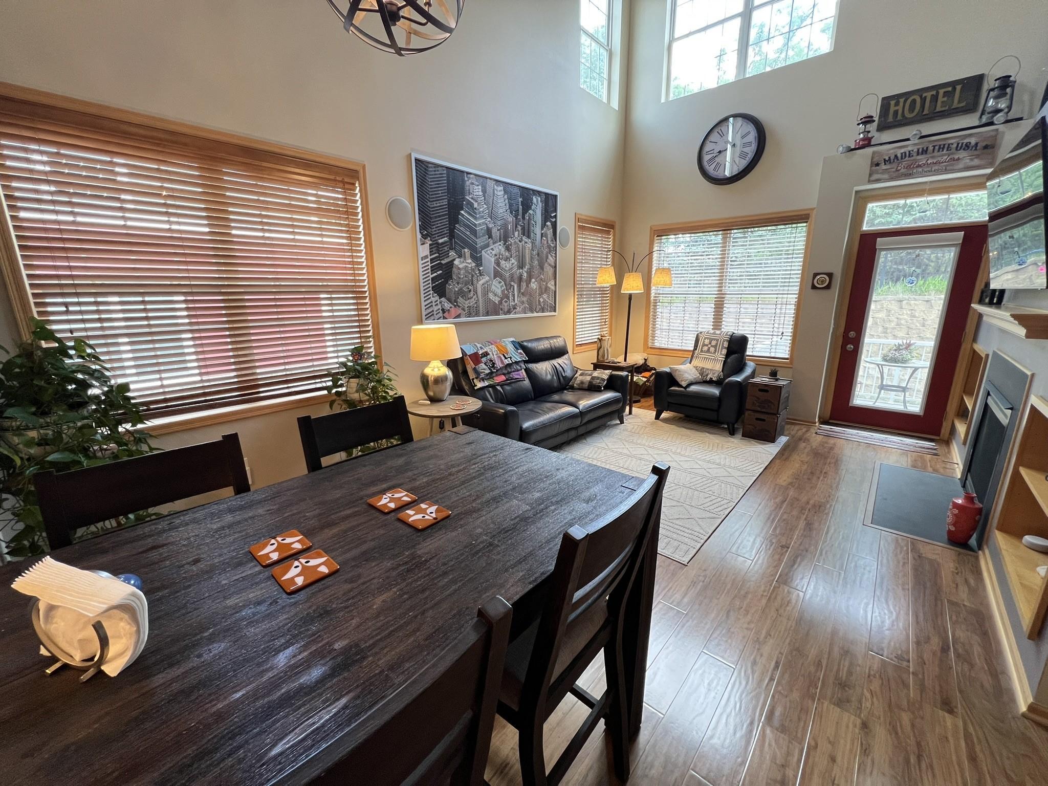 Dining and living room.