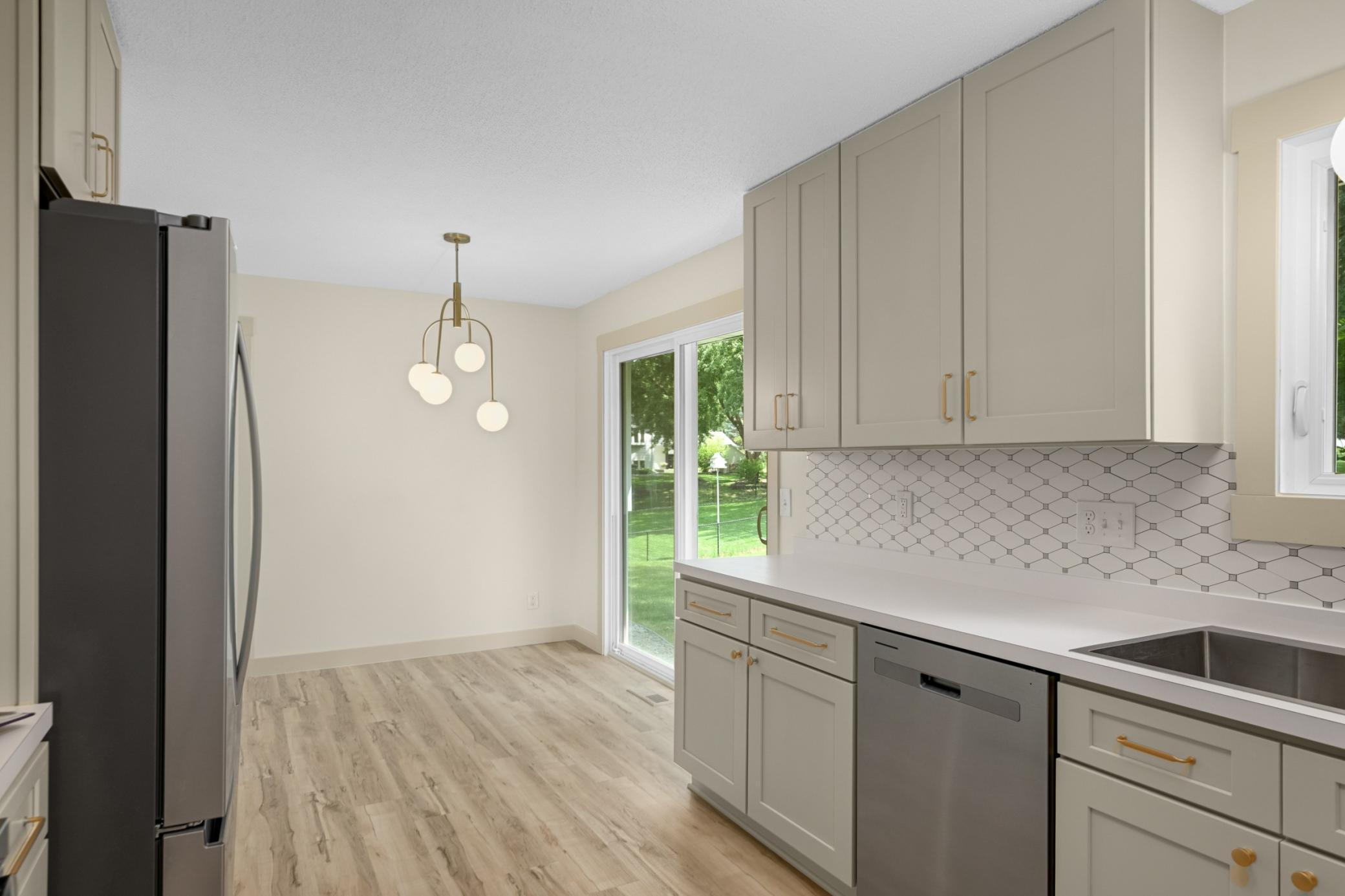 The home is flooded with natural light and a beautiful soft color palette.