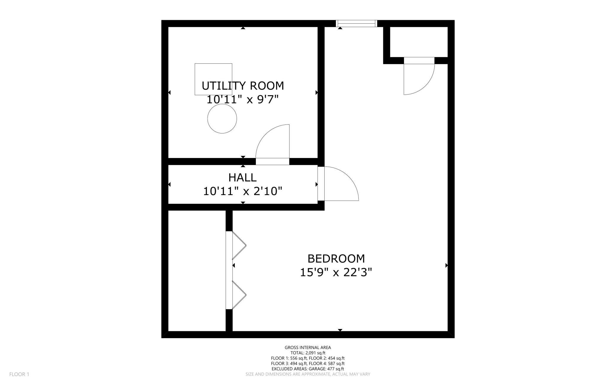 Lower level floorplan