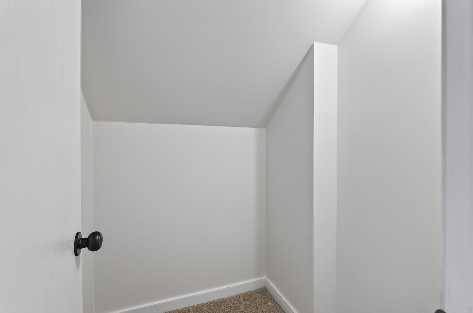 Upstairs closet