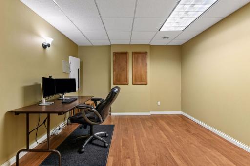 An additional finished flex room provides options for fitness, media, hobbies, play, or guest use.