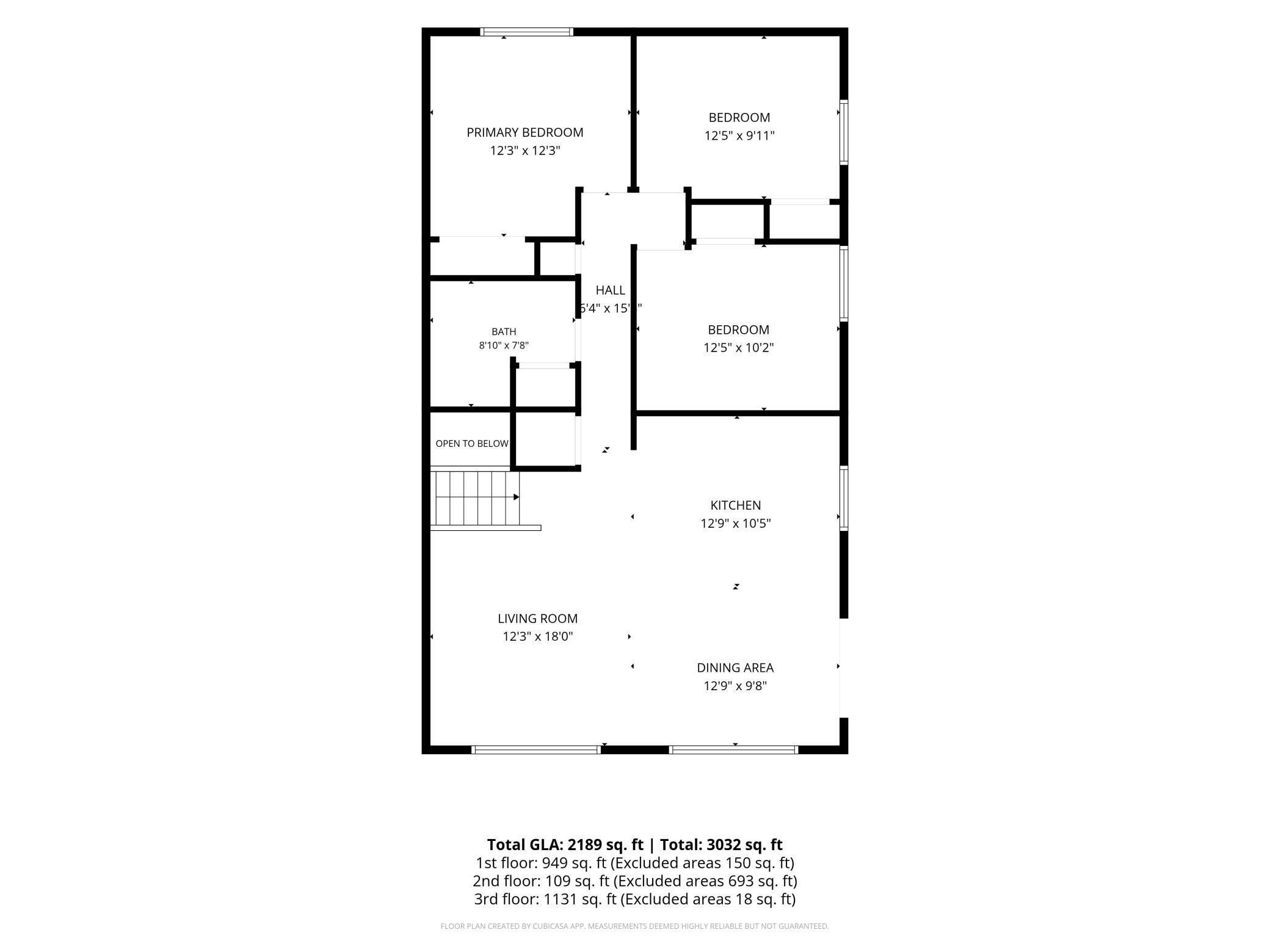 Upper Level Floor Plan