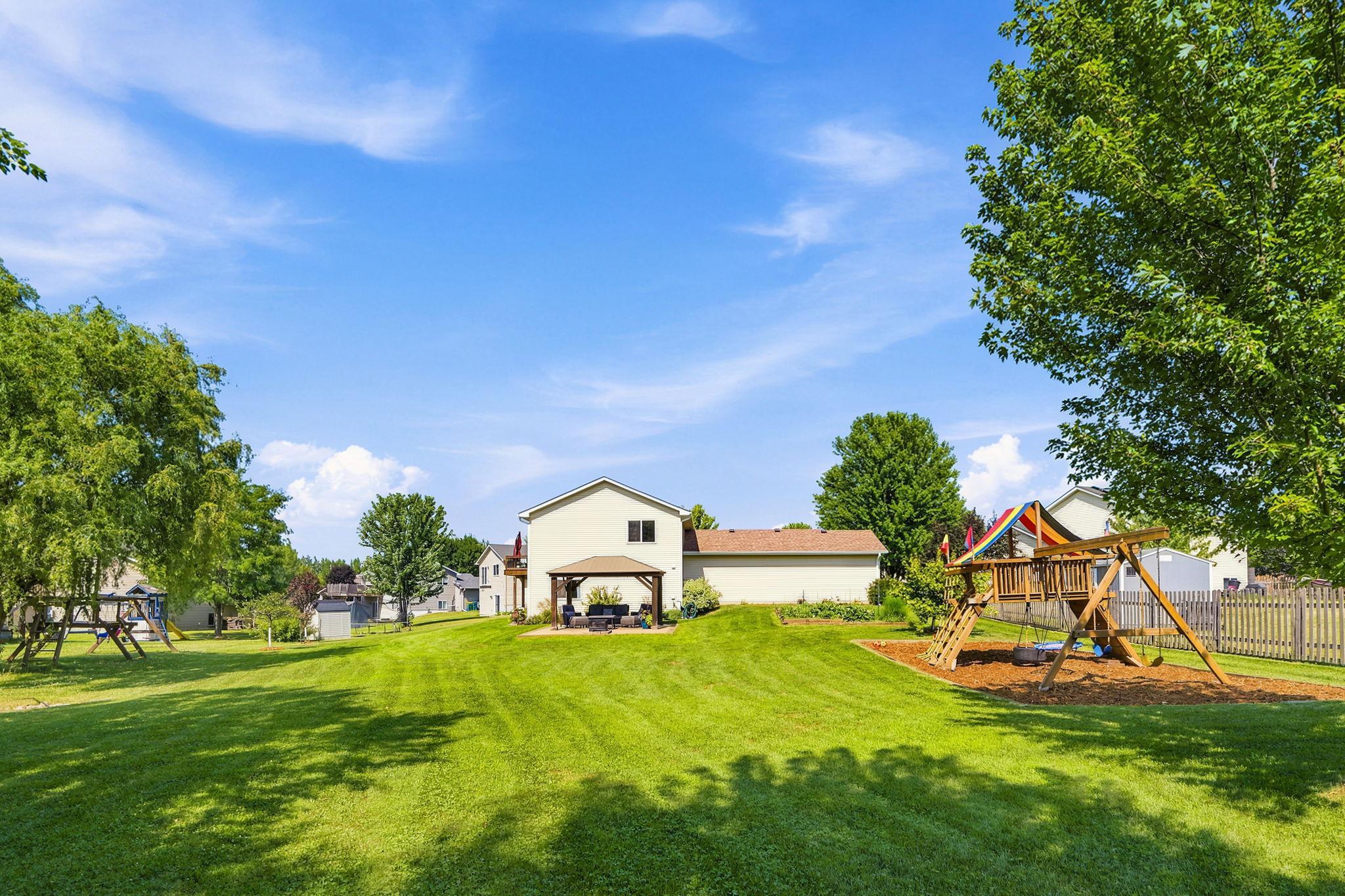 Expansive .46 Acres Lot Offers Room to Play, Garden, and Enjoy the Outdoors