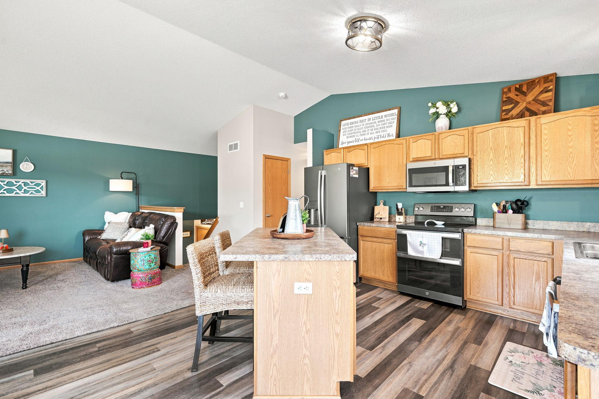 Updated Kitchen with Stainless Steel Appliances