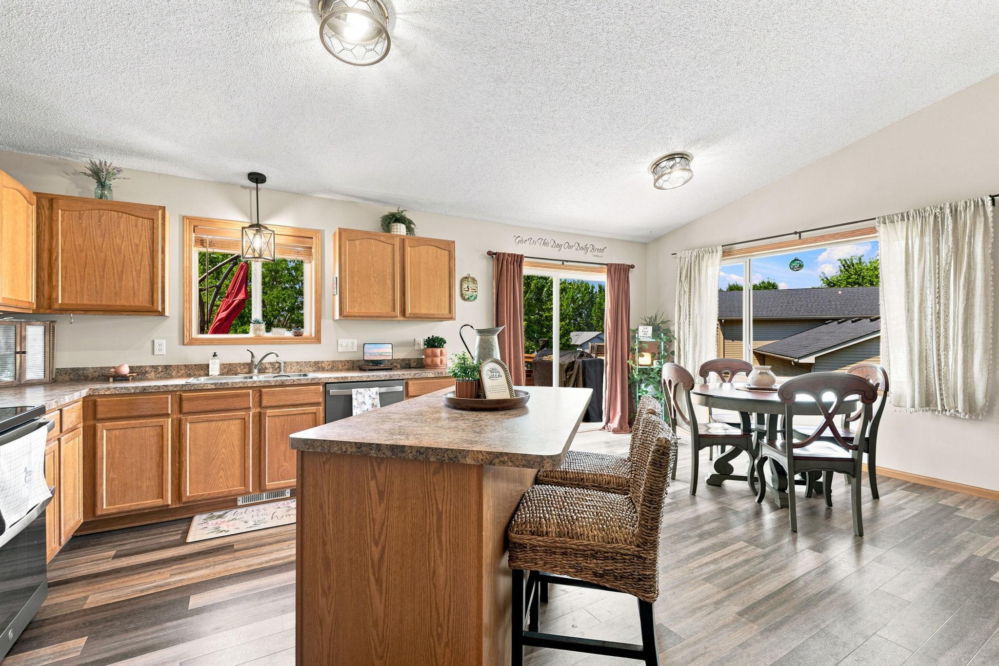 Updated Kitchen with Stainless Steel Appliances