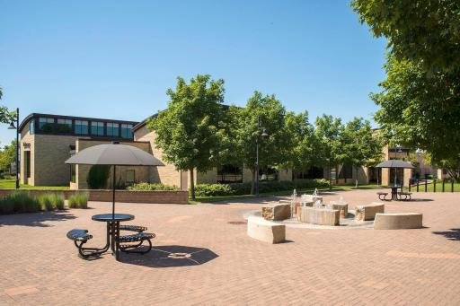 Library and Senior Center within walking distance