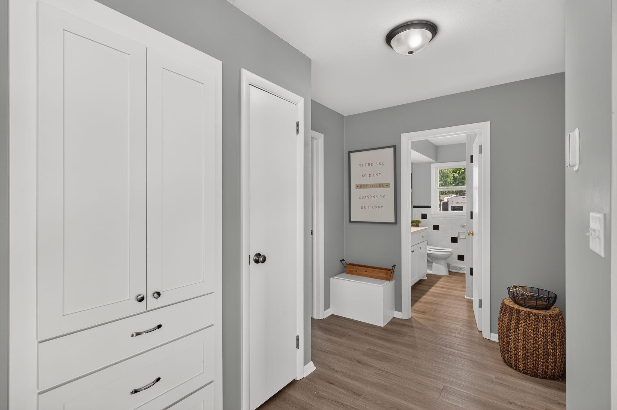 Hallway Storage/built ins