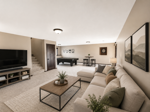Family/Game Room Virtually Staged